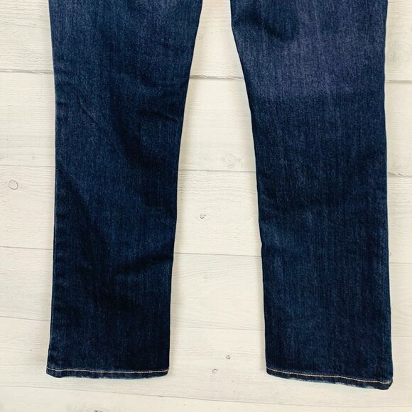 NEW Maurices Womens Jean Slim Boot Mid Rise Dark Wash Stretch Denim Size 0 Short - Picture 9 of 13